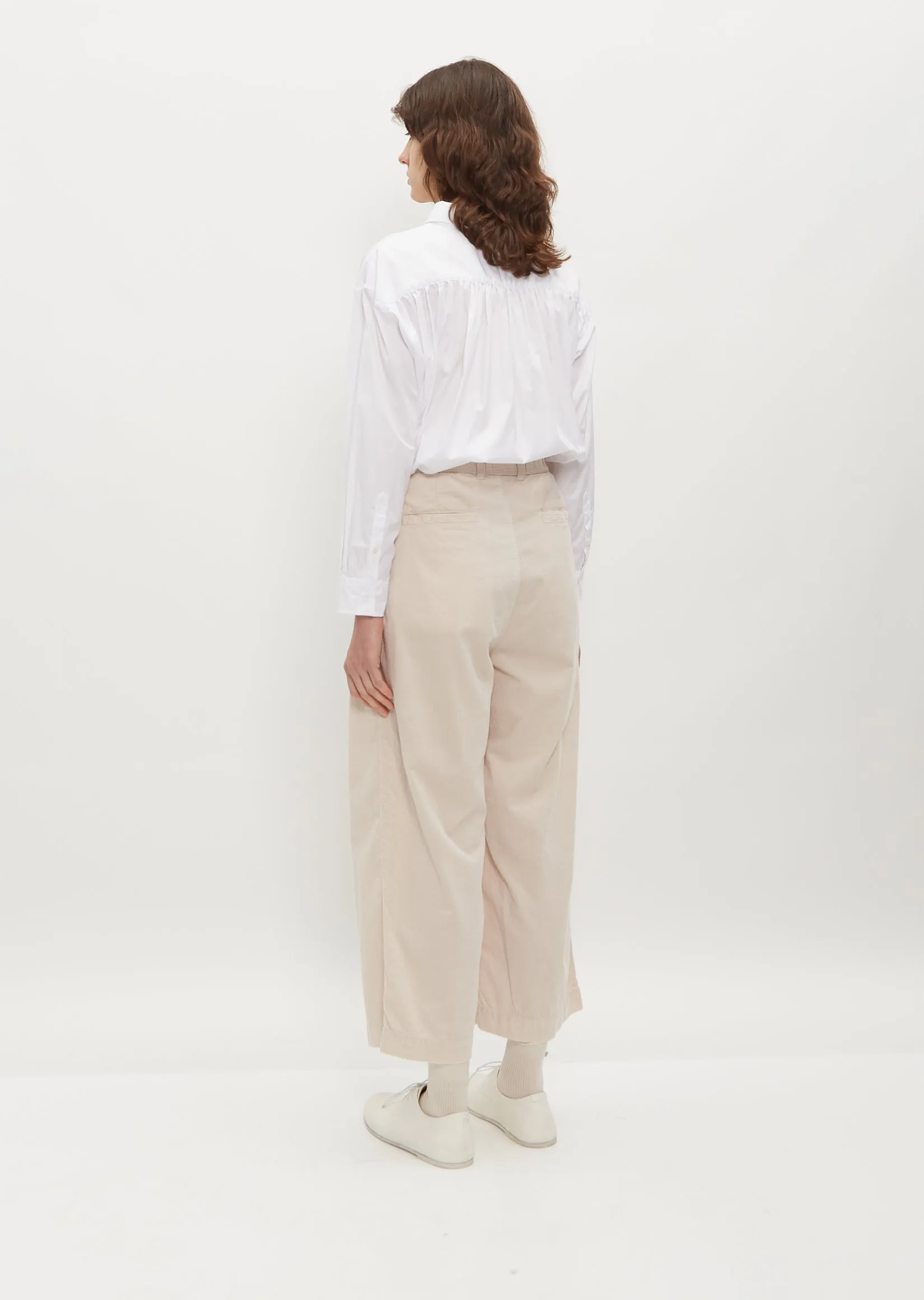 2 In-Pleat Baggy Corduroy Pants