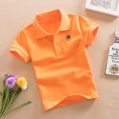 2020 Summer New Boys Short Sleeve Polo Shirt