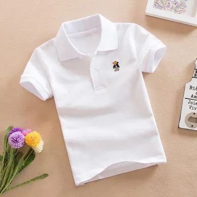 2020 Summer New Boys Short Sleeve Polo Shirt