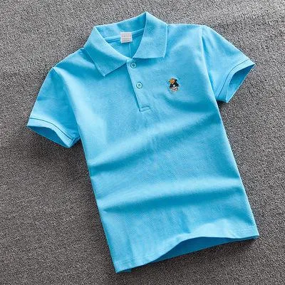 2020 Summer New Boys Short Sleeve Polo Shirt