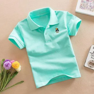 2020 Summer New Boys Short Sleeve Polo Shirt