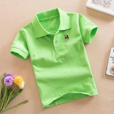 2020 Summer New Boys Short Sleeve Polo Shirt