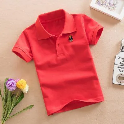 2020 Summer New Boys Short Sleeve Polo Shirt