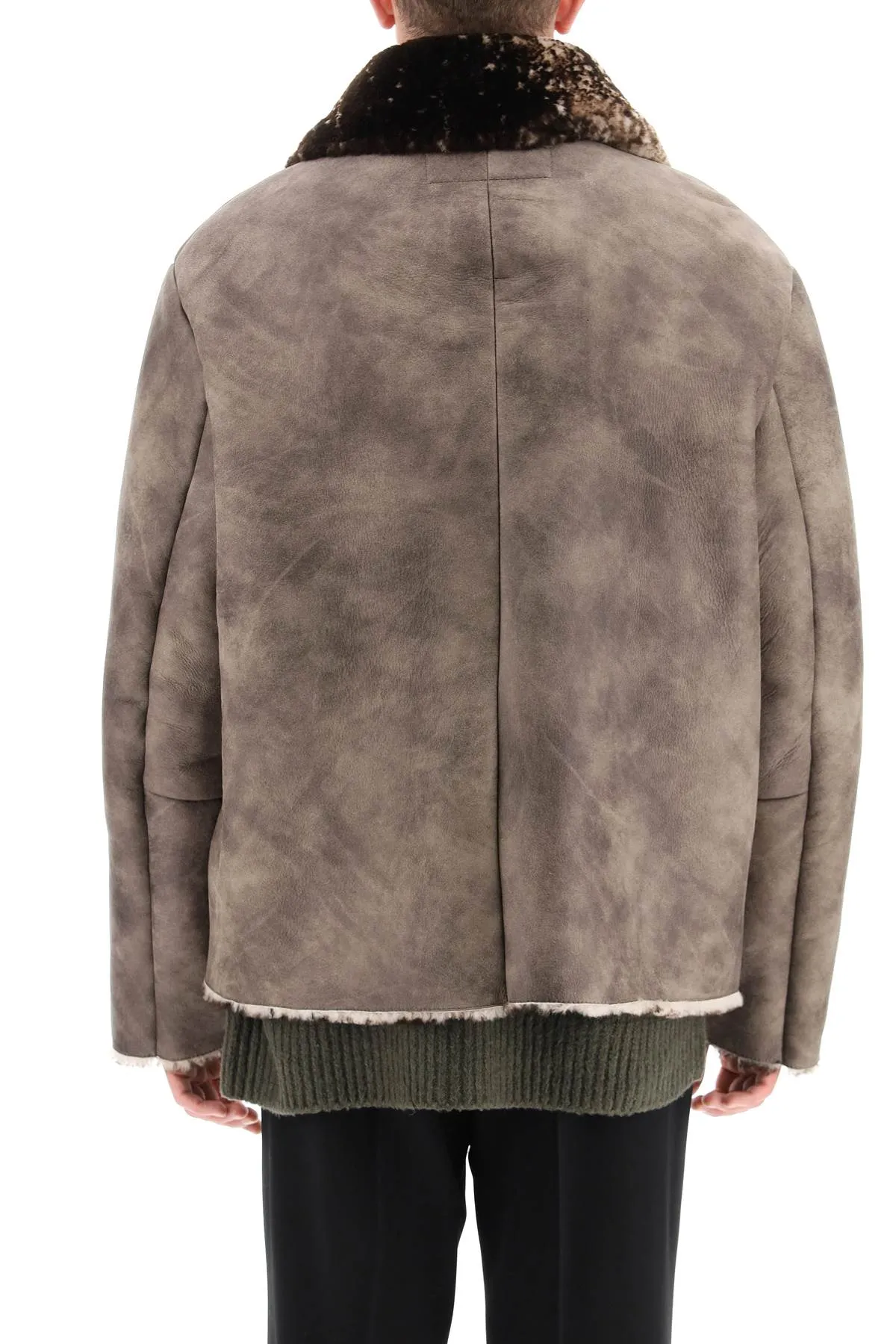 Acne Studios Vintage-Effect Shearling Jacket (Size - 50)