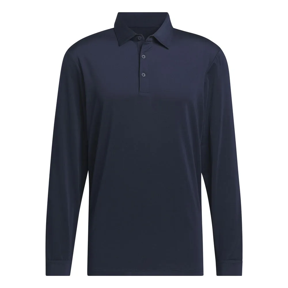 adidas Mens Core Long Sleeve Polo