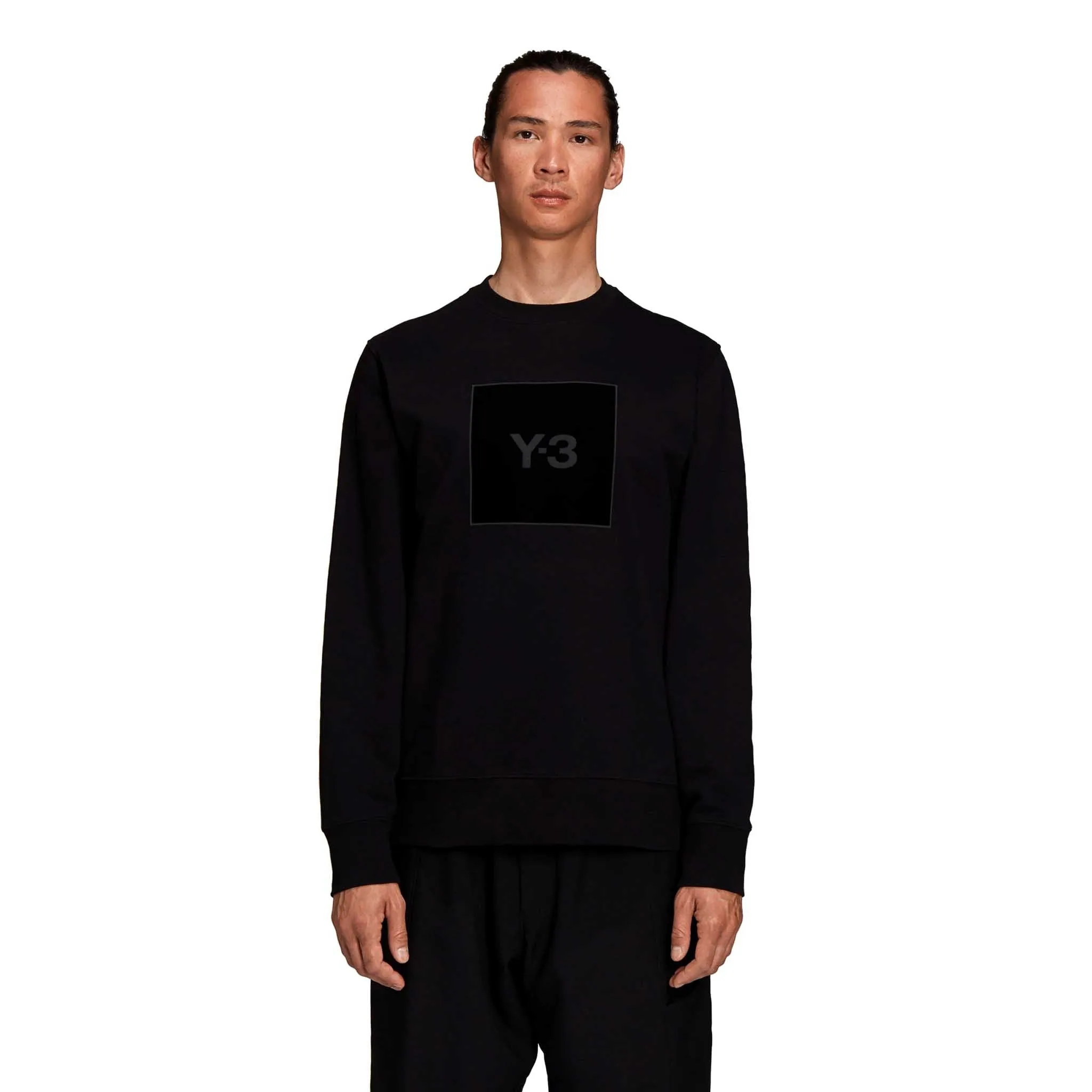 ADIDAS Y-3 Square Label G Crew Black