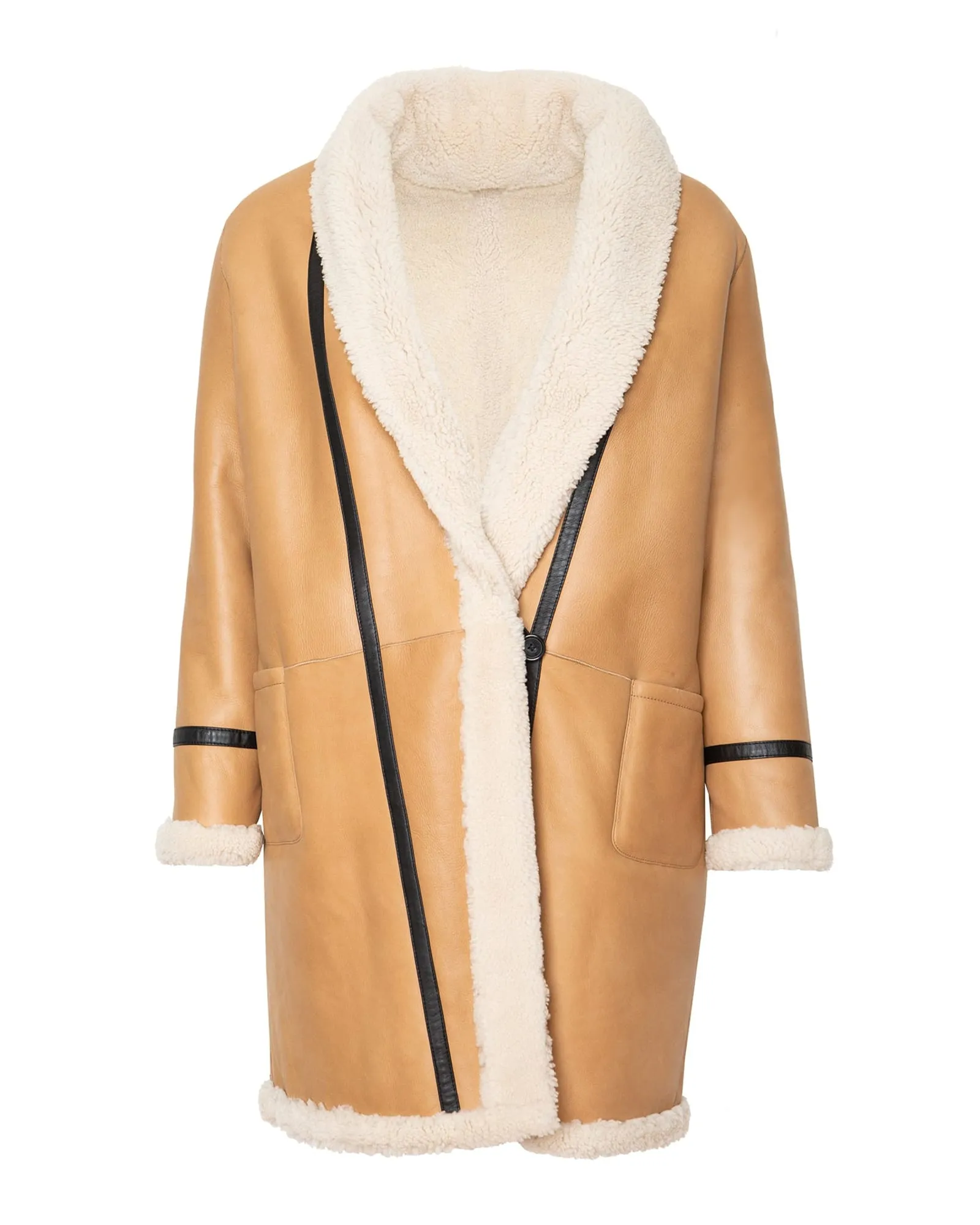 Aerie Shearling Coat | Cream