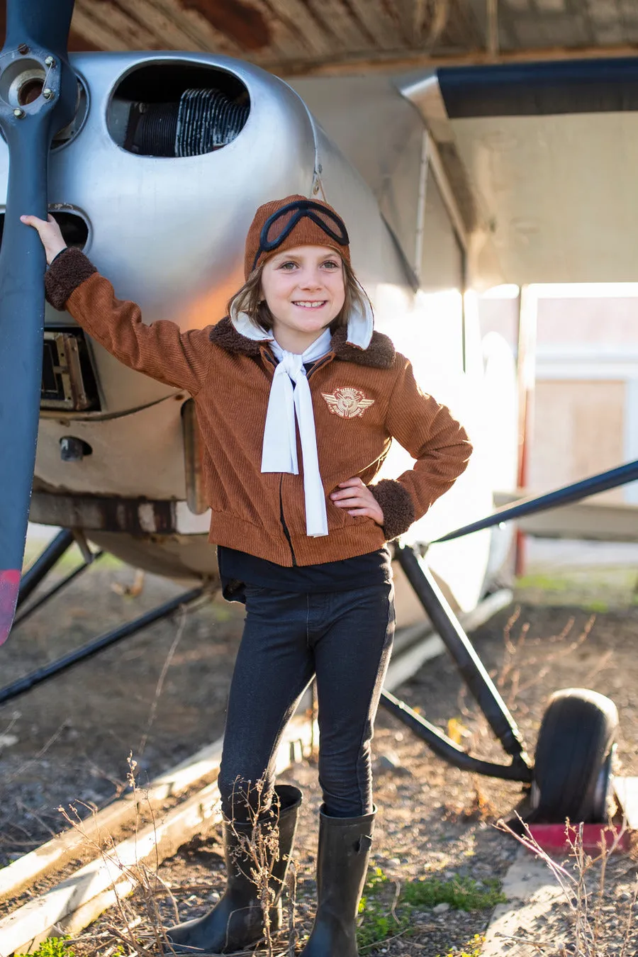 Amelia the Pilot Costume Size 5-6