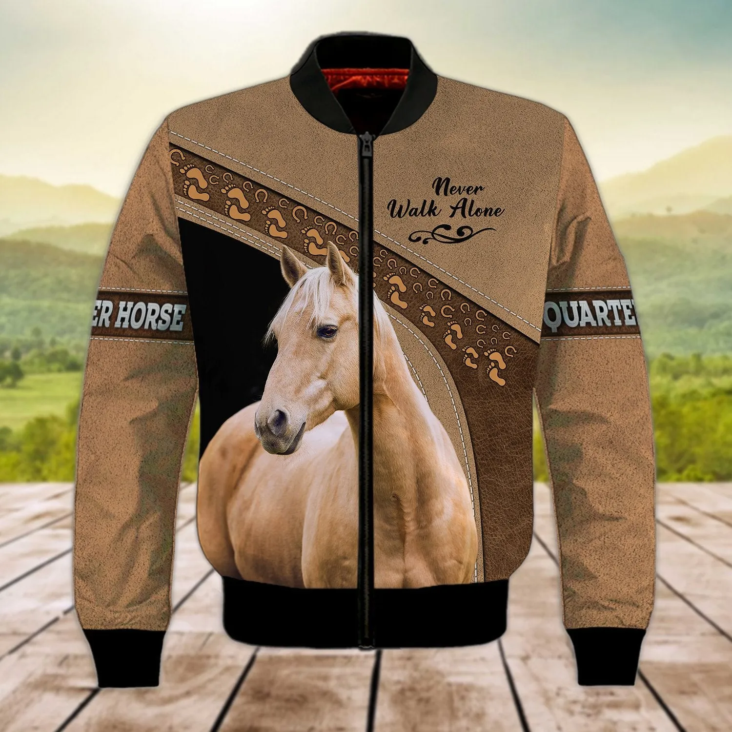 American Quarter Horse Never Walk Alone 3D Full Print