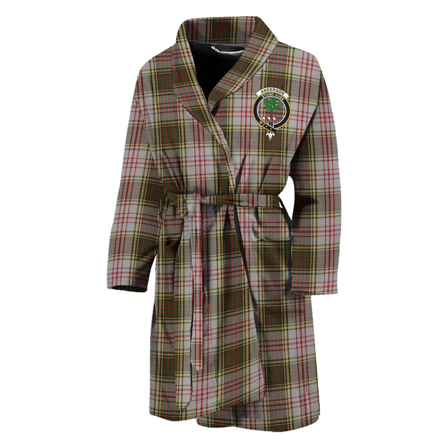 Anderson Dress Tartan Bathrobe with Family Crest