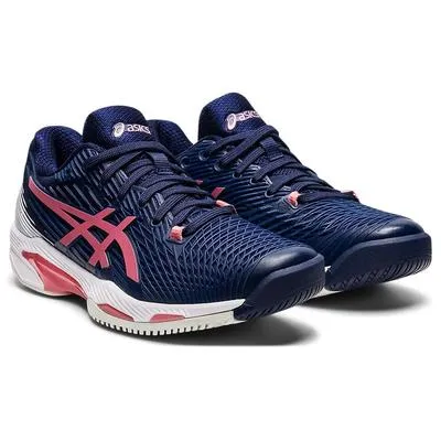 ASICS Solution Speed FF 2 - WOMENS - Peacoat/Smokey Rose