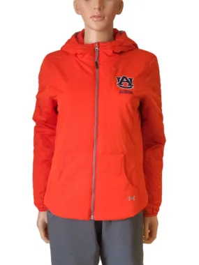 Auburn Tigers Under Armour Coldgear Storm1 WOMENS Orange Full Zip Coat (S)