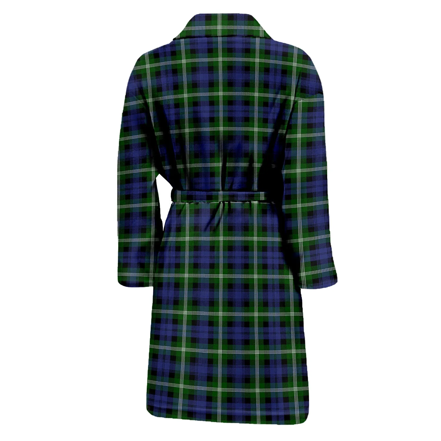 Baillie (Bailey) Tartan Bathrobe with Family Crest