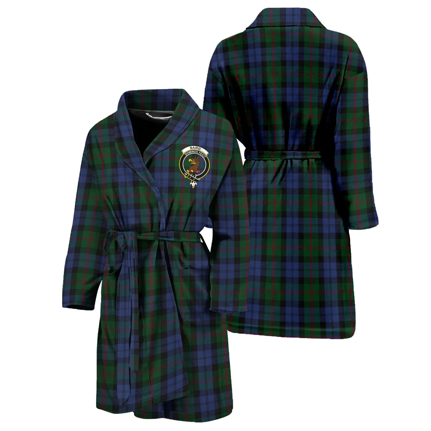 Baird Tartan Bathrobe with Family Crest