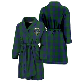 Barclay Tartan Bathrobe with Family Crest