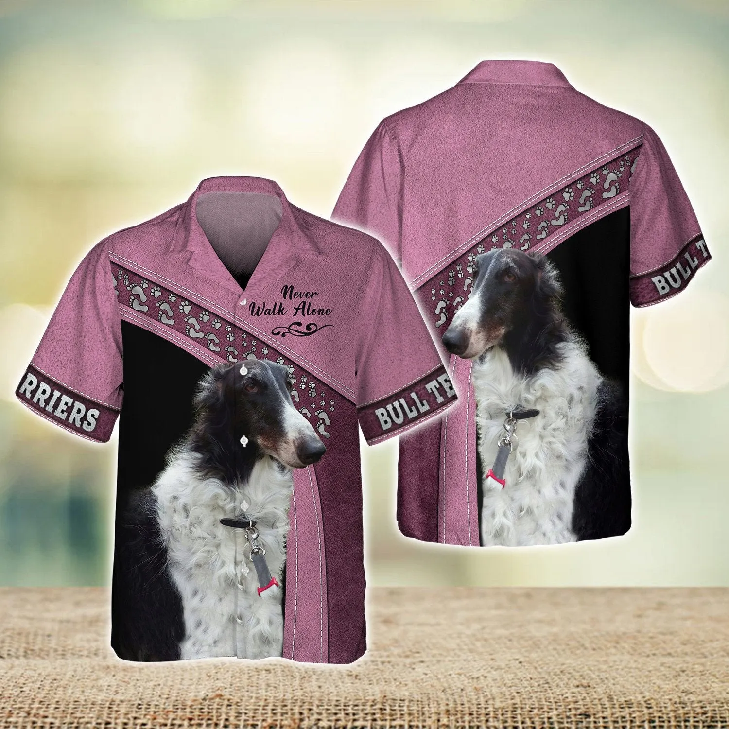 Barzoï Love Never Walk Alone 3D Full Print Shirts, Shirt For Dog Lovers, Dog Memorial Gifts for loss of Dog