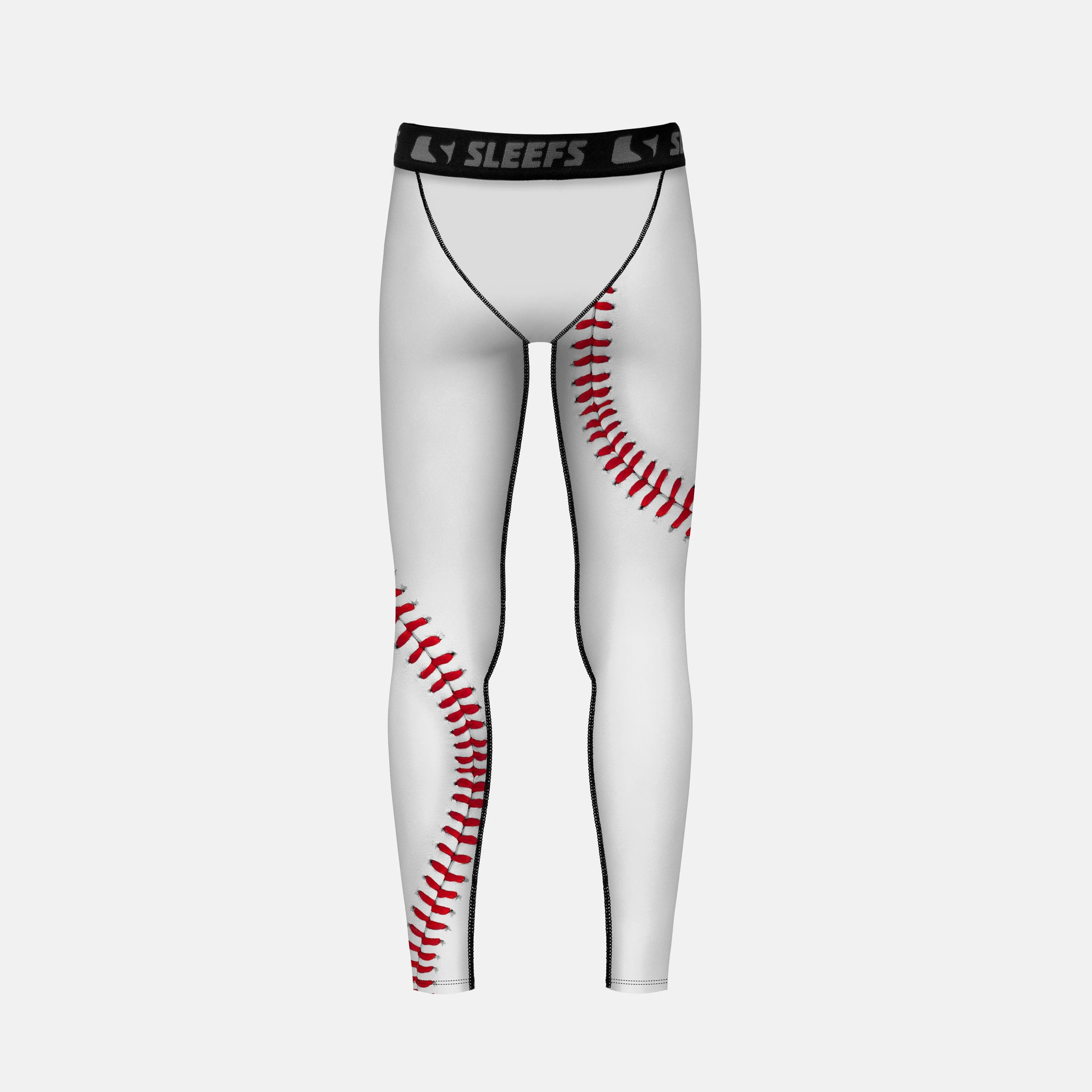 Baseball Lace Kids compression tights / leggings