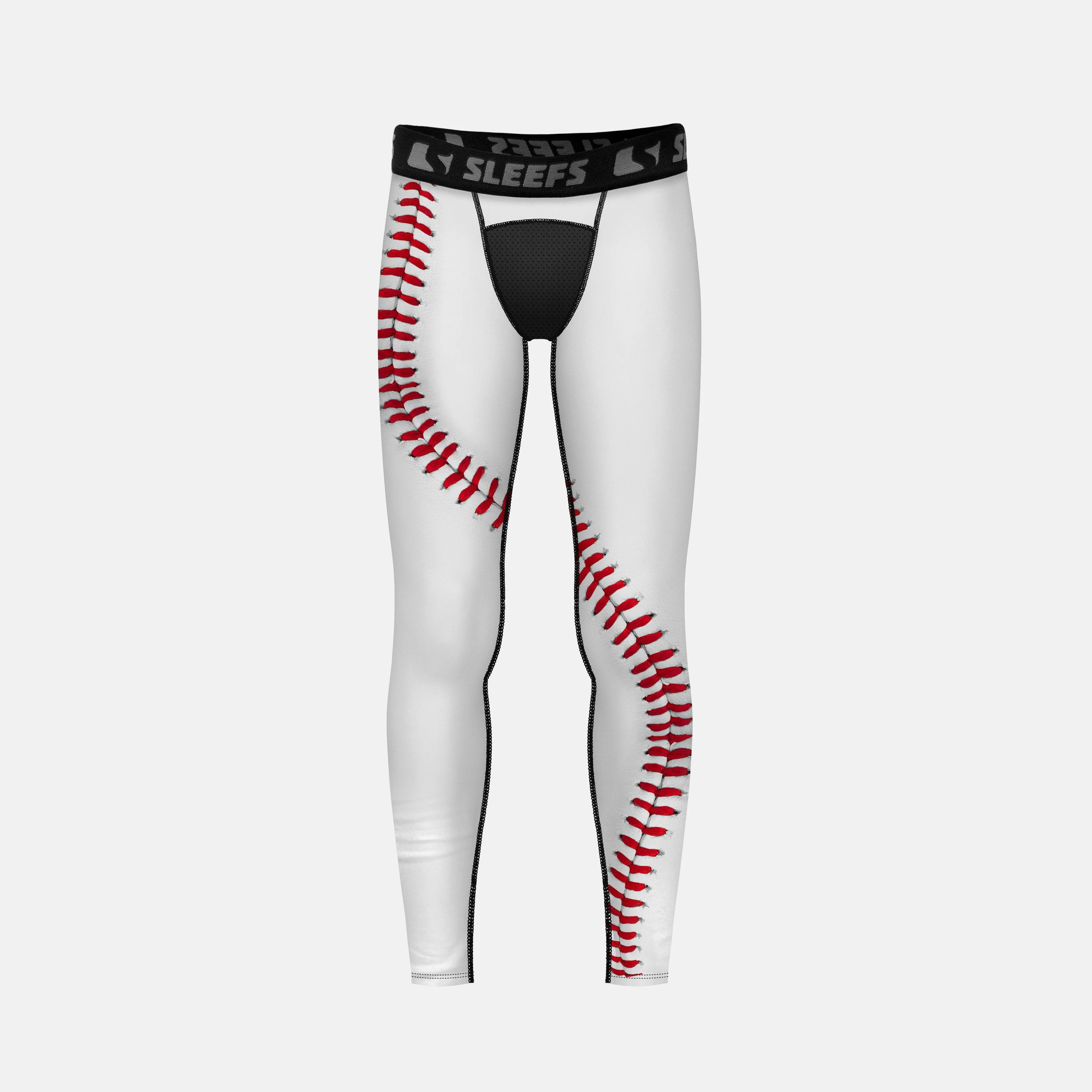 Baseball Lace Kids compression tights / leggings