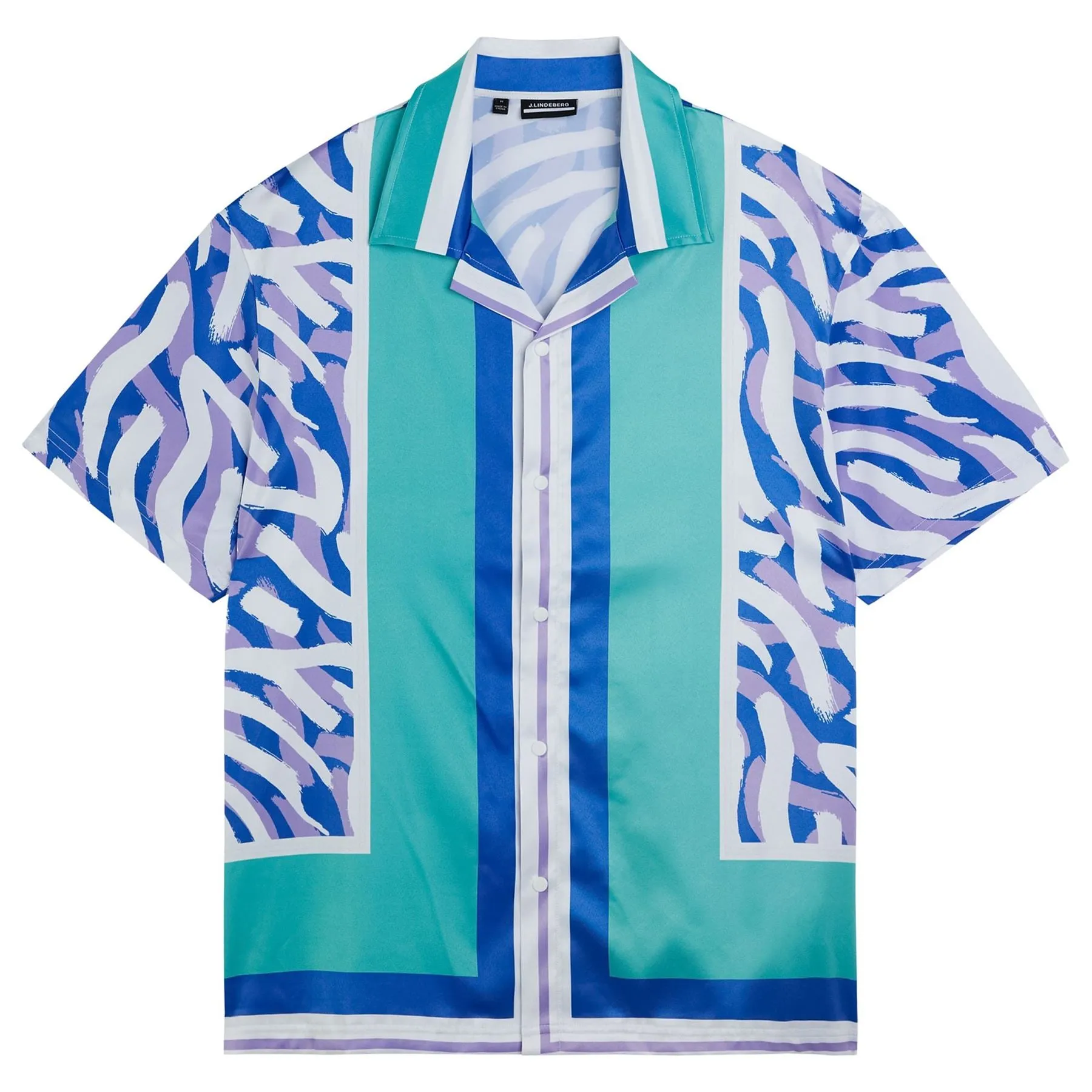 Bay Shirt Purple Painted Zebra - SU23