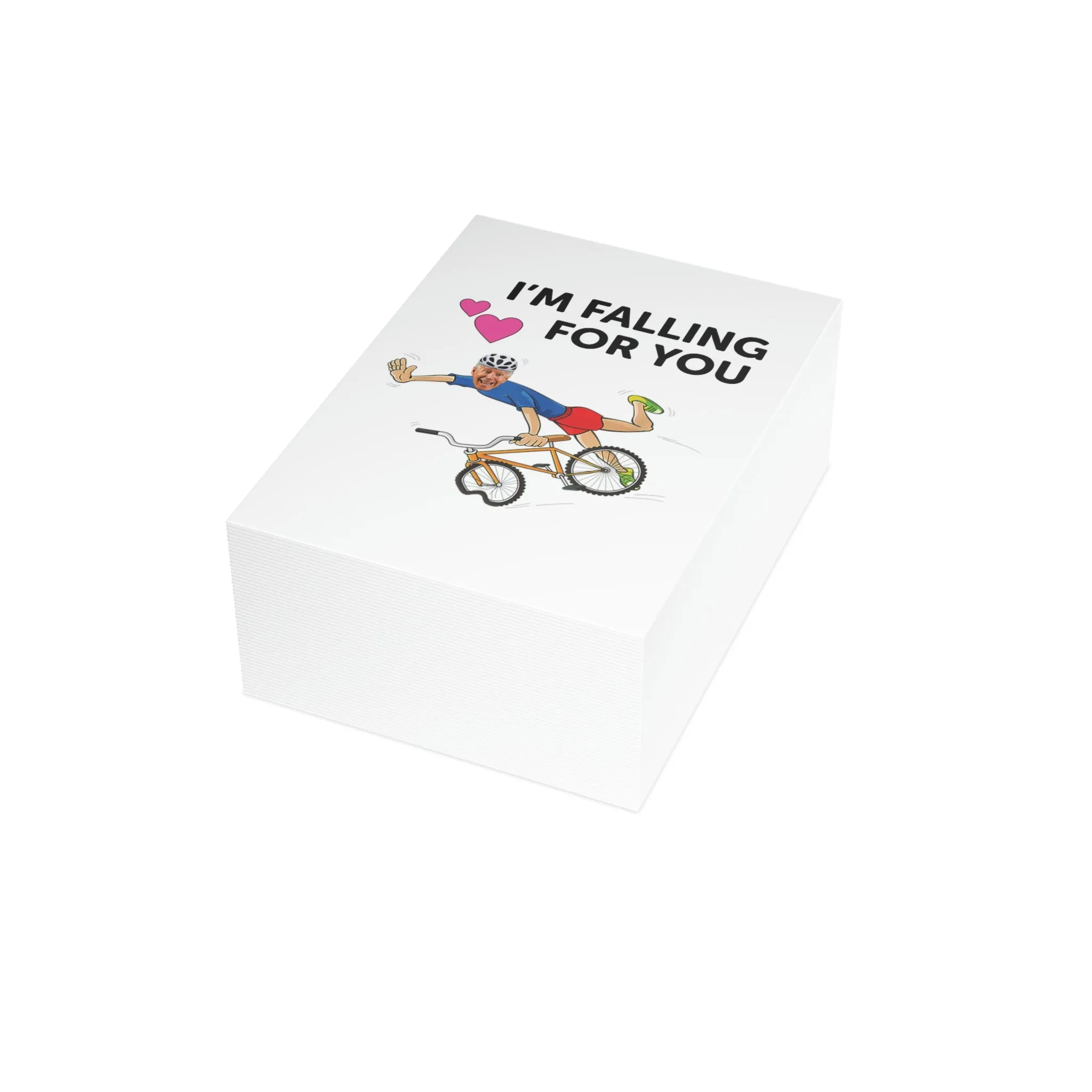 Biden I'm Falling For You Greeting Cards (1, 10, 30, and 50pcs)