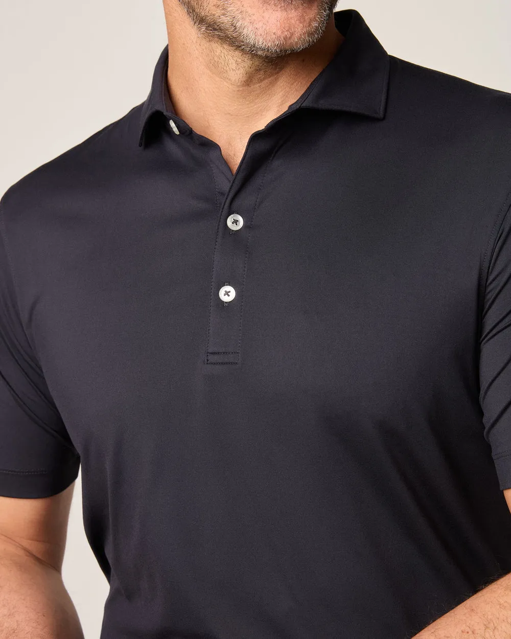 Birdie Jersey Polo in Black