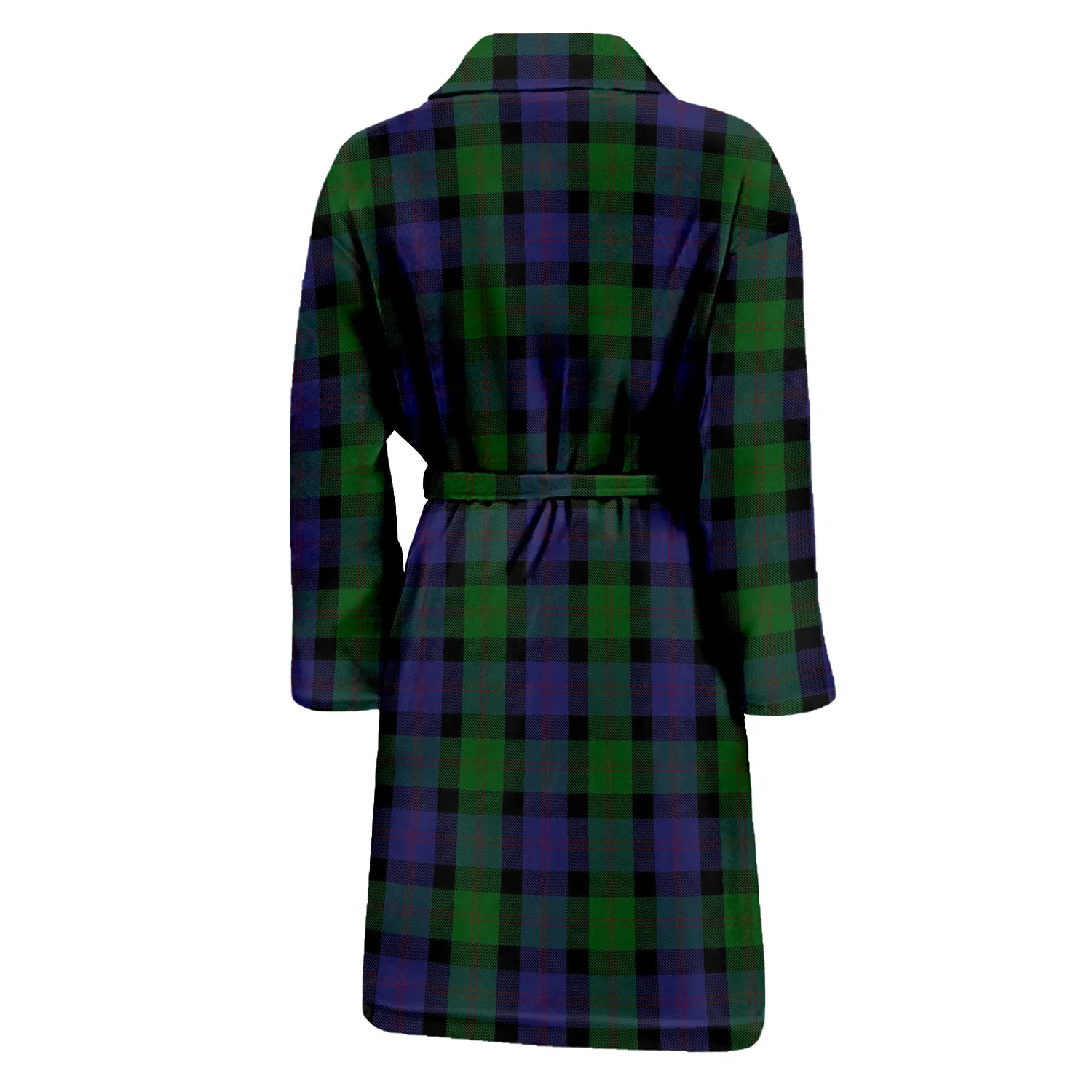 Blair Tartan Bathrobe with Family Crest