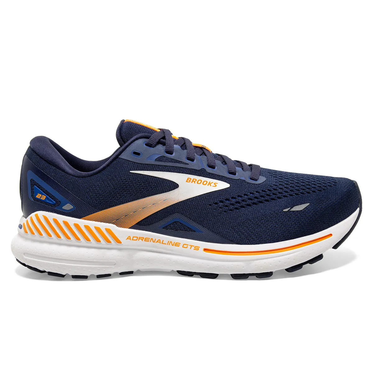 Brooks Adrenaline GTS 23 Mens | Peacoat/ultramarina/orange