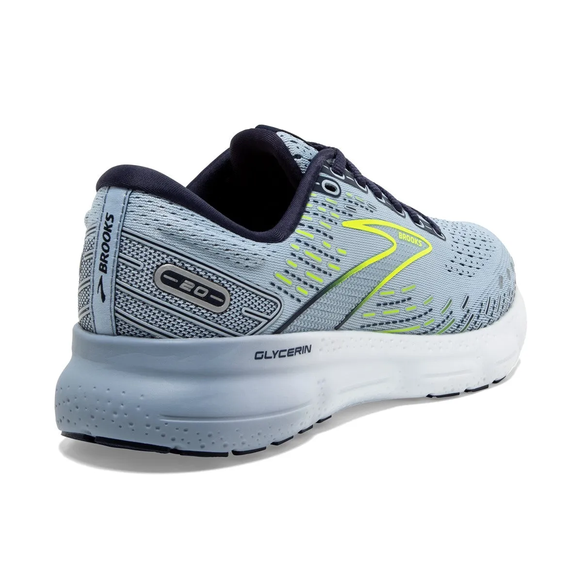 Brooks Glycerin 20 (Womens) - Light Blue/Peacoat/Nightlife