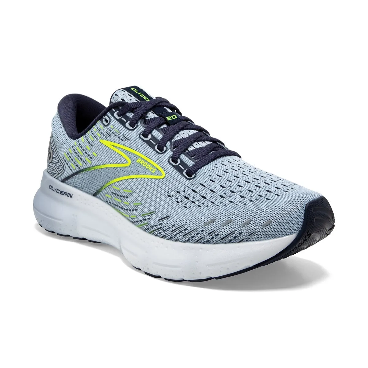 Brooks Glycerin 20 (Womens) - Light Blue/Peacoat/Nightlife