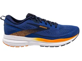 Brooks Trace 3 Mens Running Shoe (Blue/Peacoat/Orange)