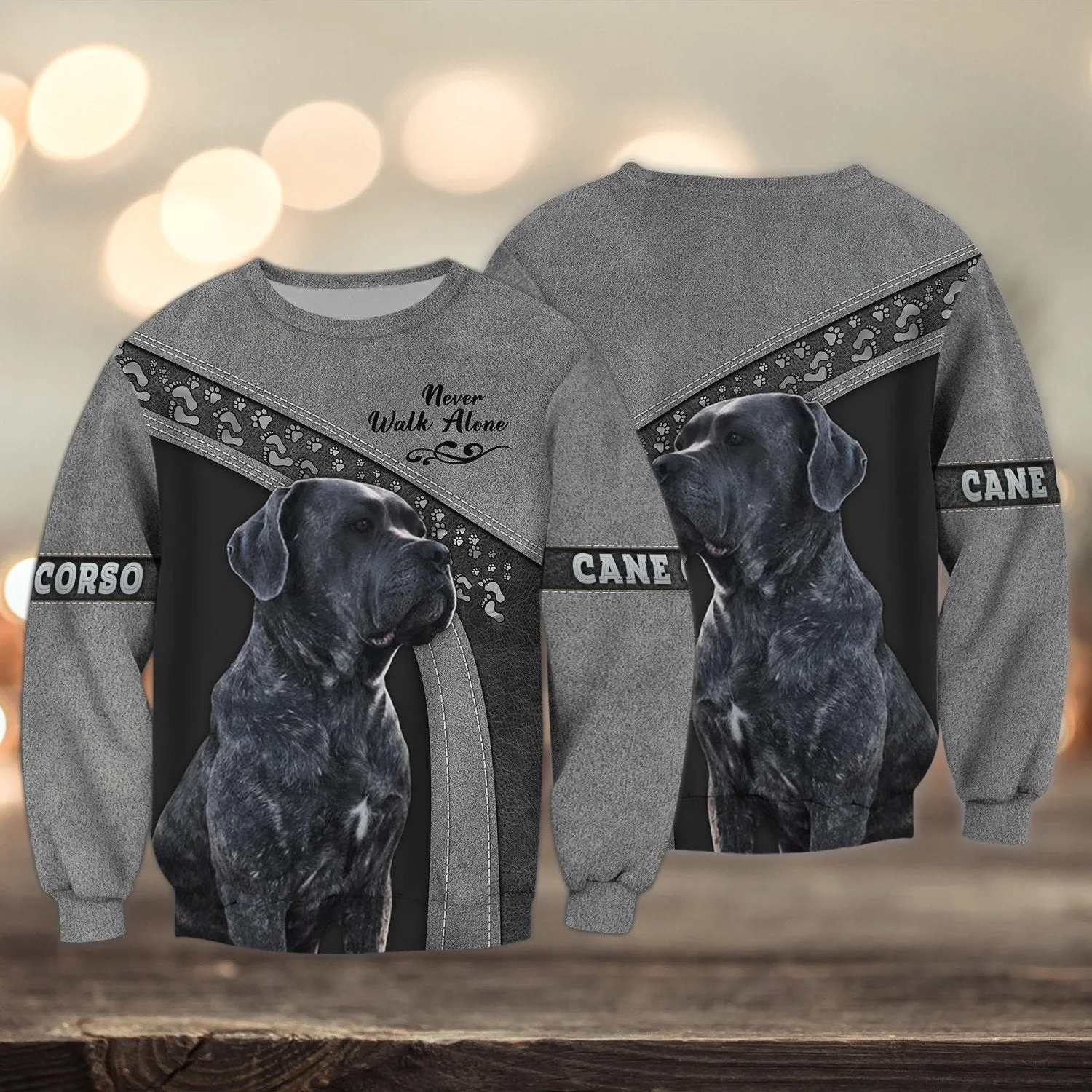 Cane Corso Love Never Walk Alone, Shirt For Dog Lovers, Dog Memorial Gifts for loss of Dog