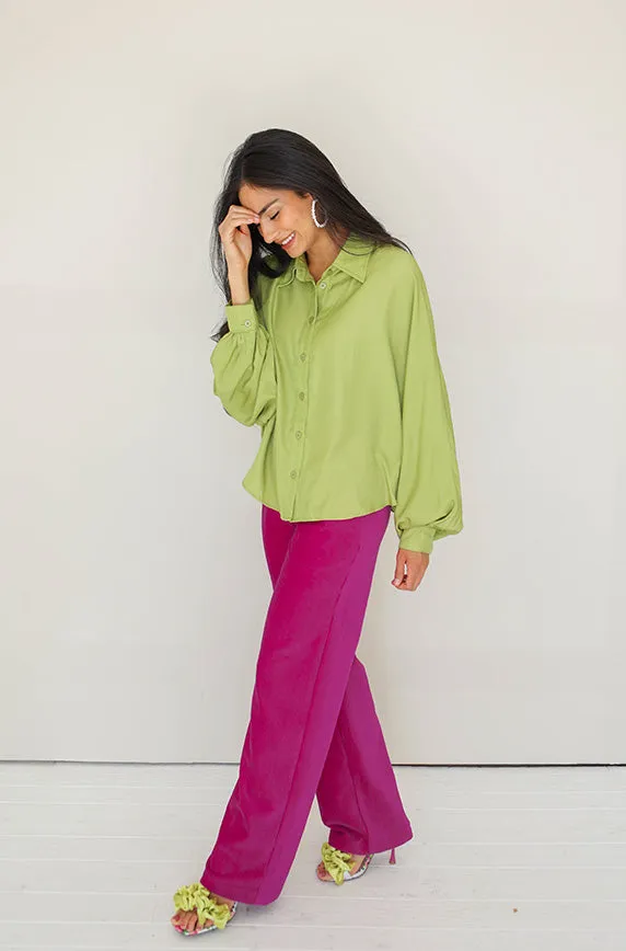 Catalog Magenta Corduroy Pants- FINAL SALE