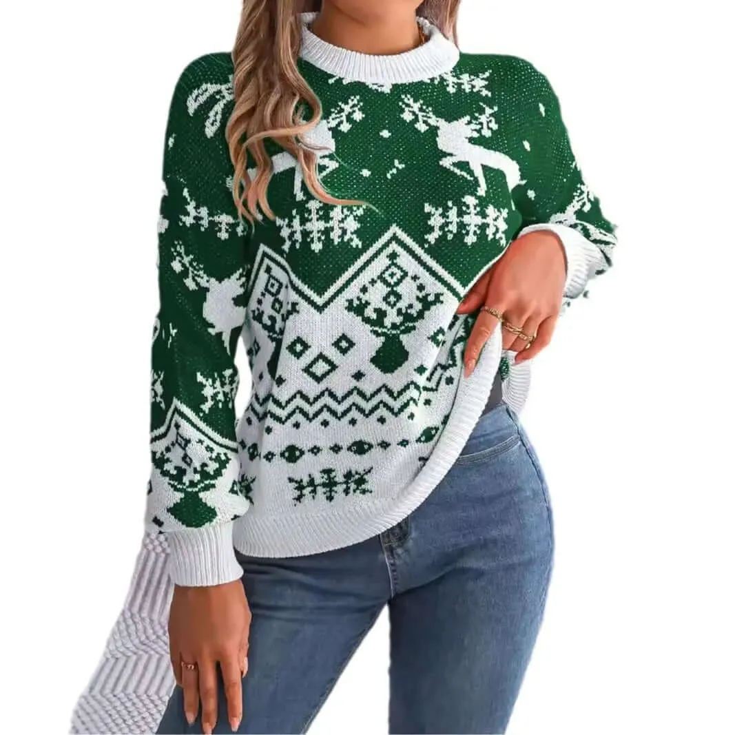 Christmas Women's Autumn and Winter Christmas Cute Casual