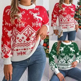 Christmas Women's Autumn and Winter Christmas Cute Casual