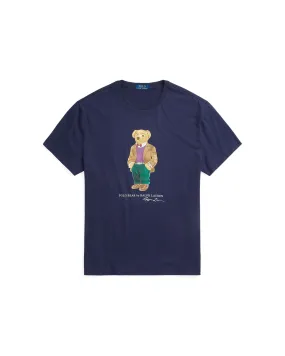 Classic Fit Polo Bear Jersey T-Shirt - Navy