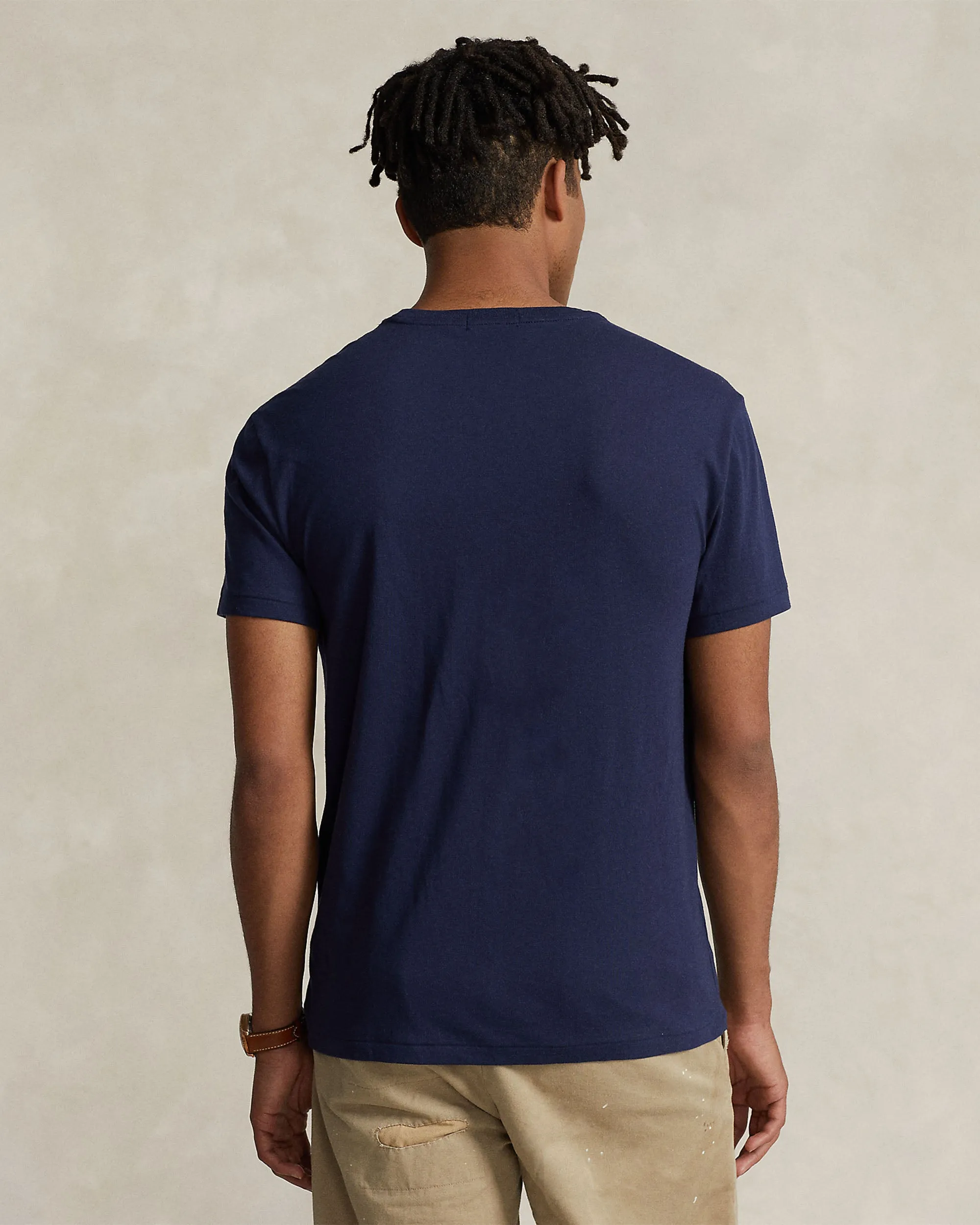 Classic Fit Polo Bear Jersey T-Shirt - Navy