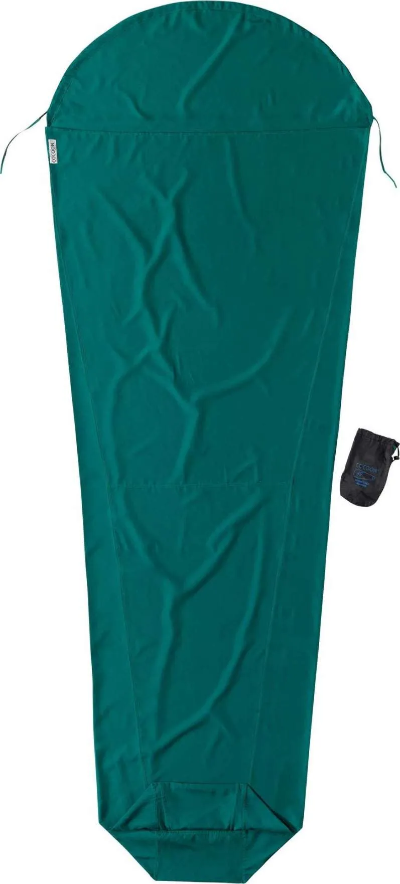 Cocoon Mummy Liner Microfiber Moss Green | Buy Cocoon Mummy Liner Microfiber Moss Green here | Outnorth