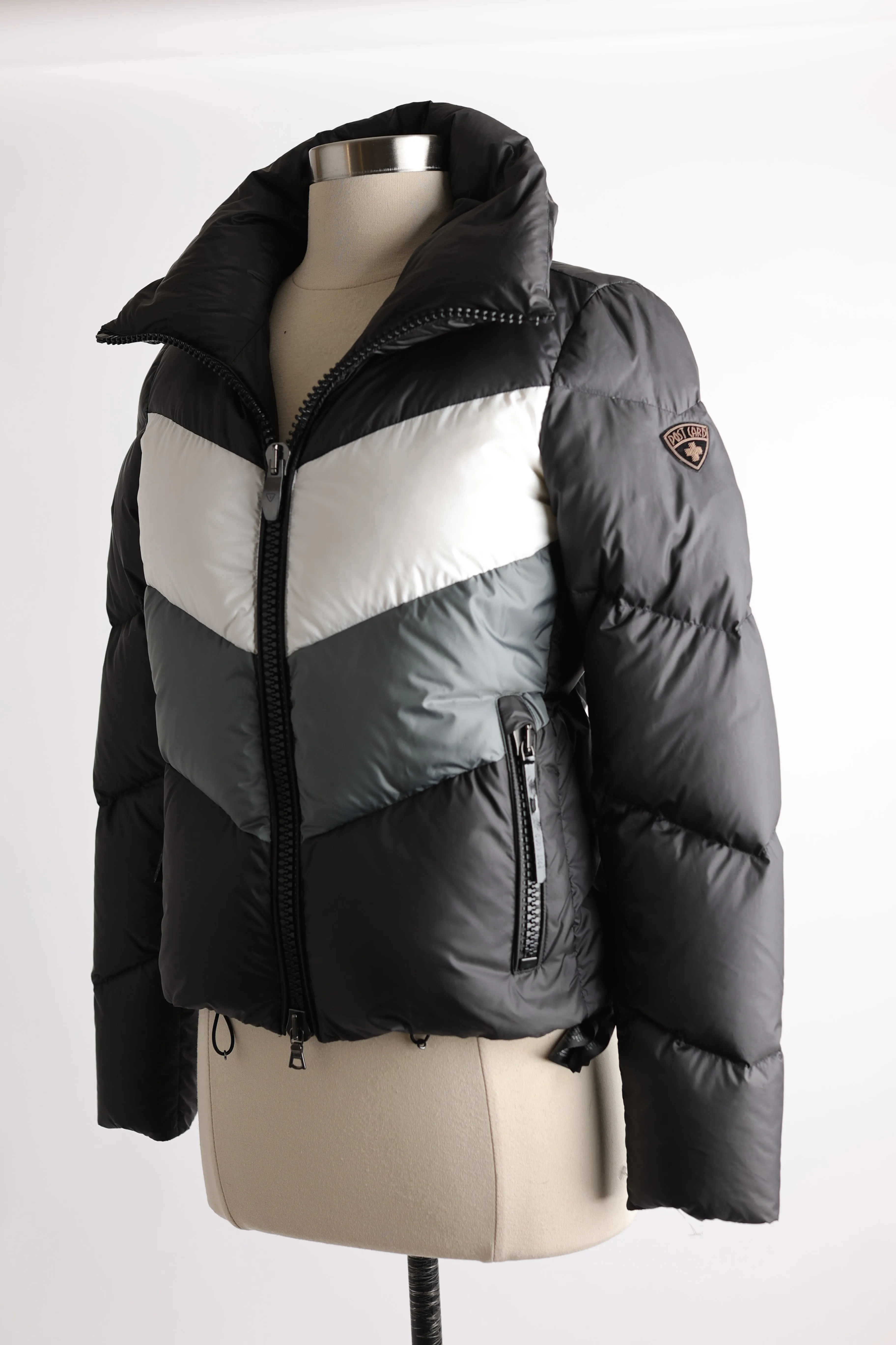 Color-Block Down Puffer Jacket