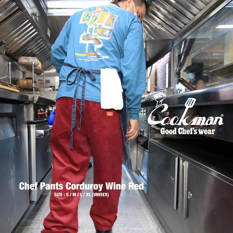 Cookman Chef Pants - Corduroy : Wine