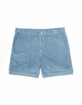 CORDUROY SHORTS - BLUE