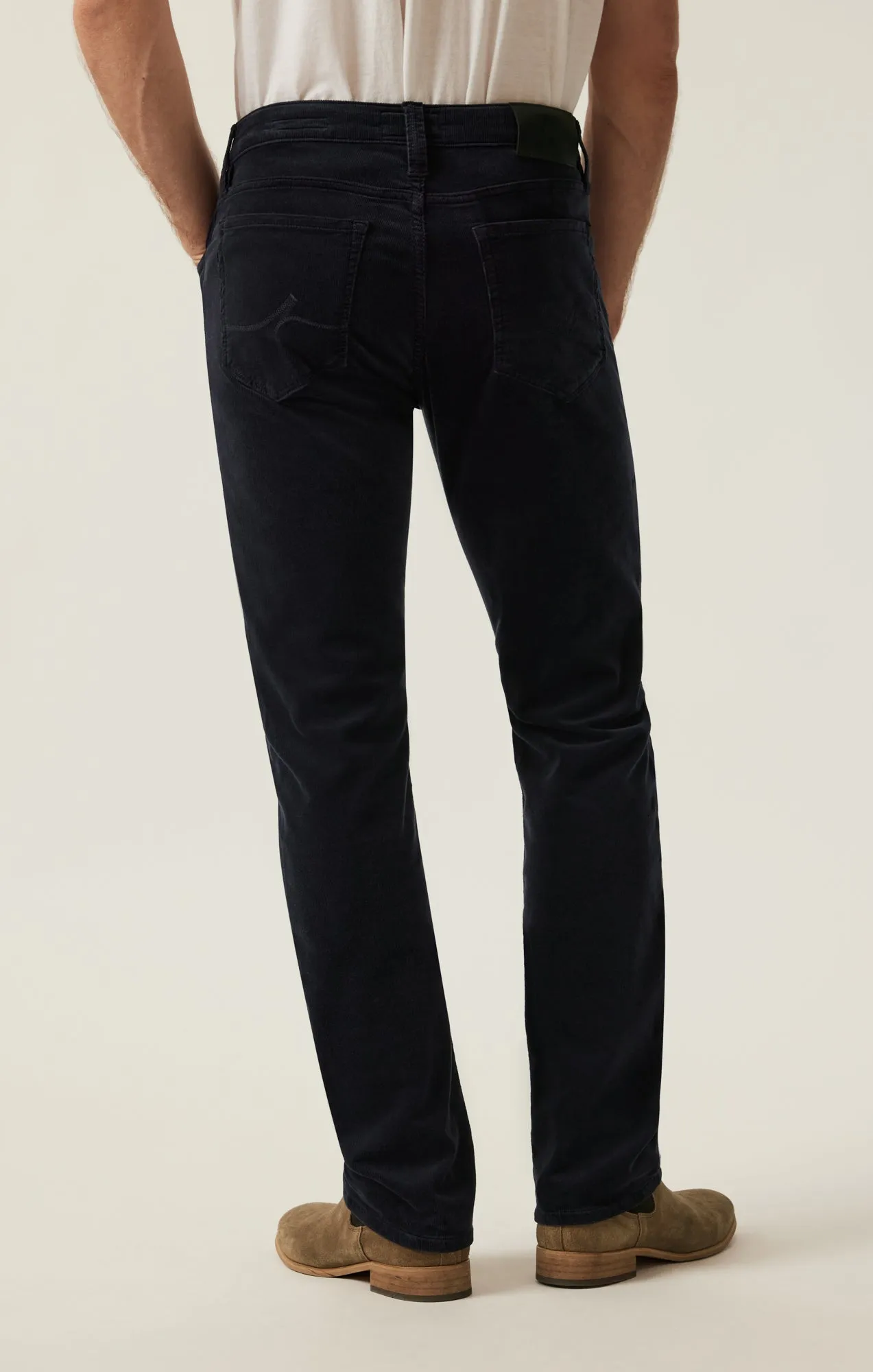 Courage Straight Leg Pants in Navy Cord