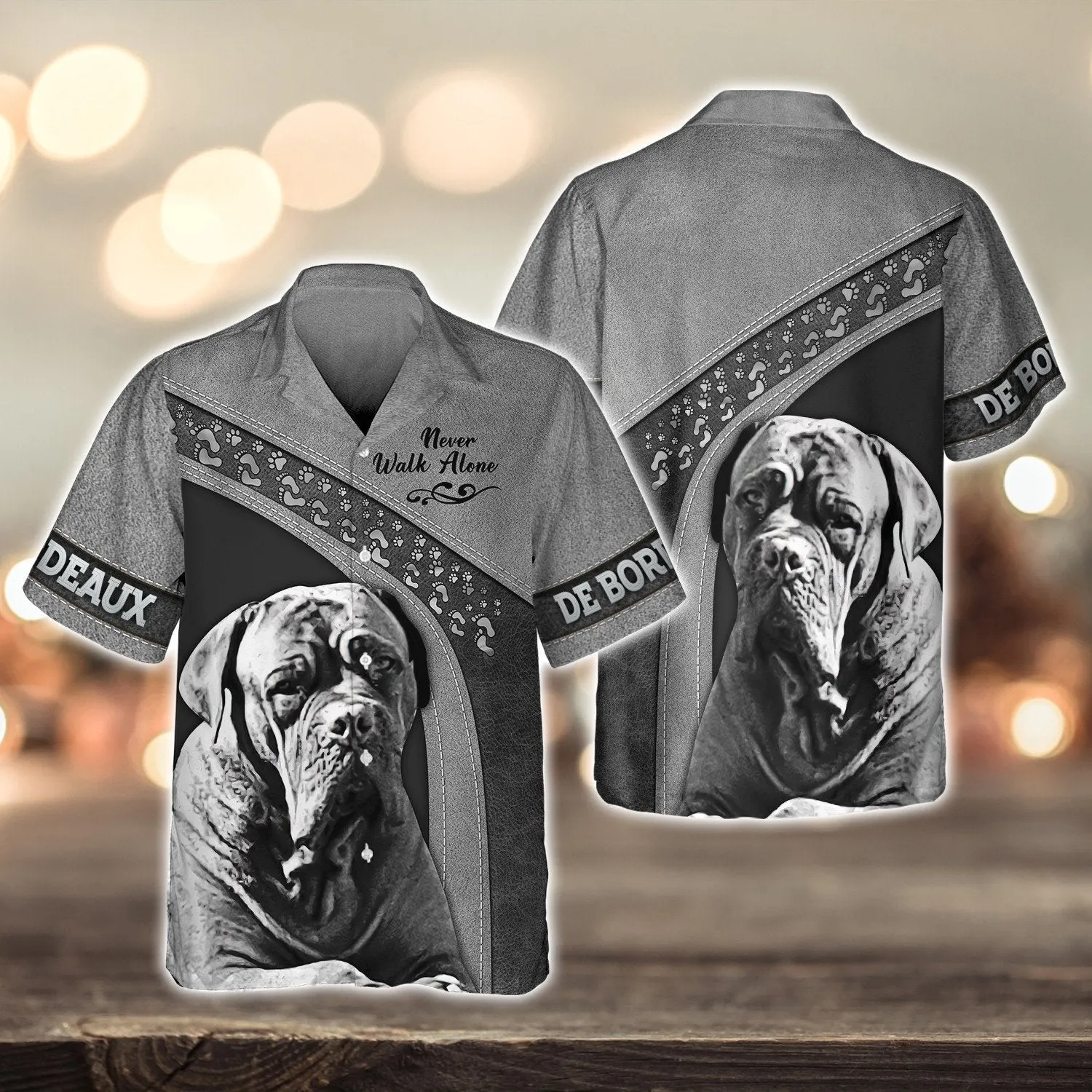 De Bordeaux Never Walk Alone 3D Full Print Shirts, Shirt For Dog Lovers, Dog Memorial Gifts for loss of Dog