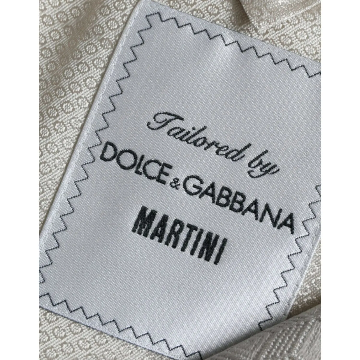 Dolce & Gabbana Beige MARTINI Single Breasted Coat Blazer