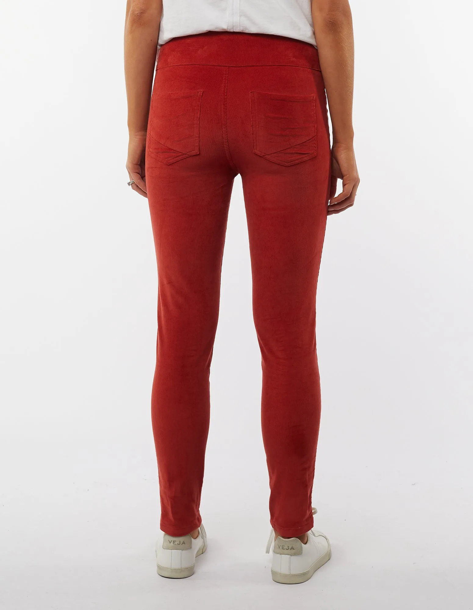 Elm  - Leila Cord Pant - Rust