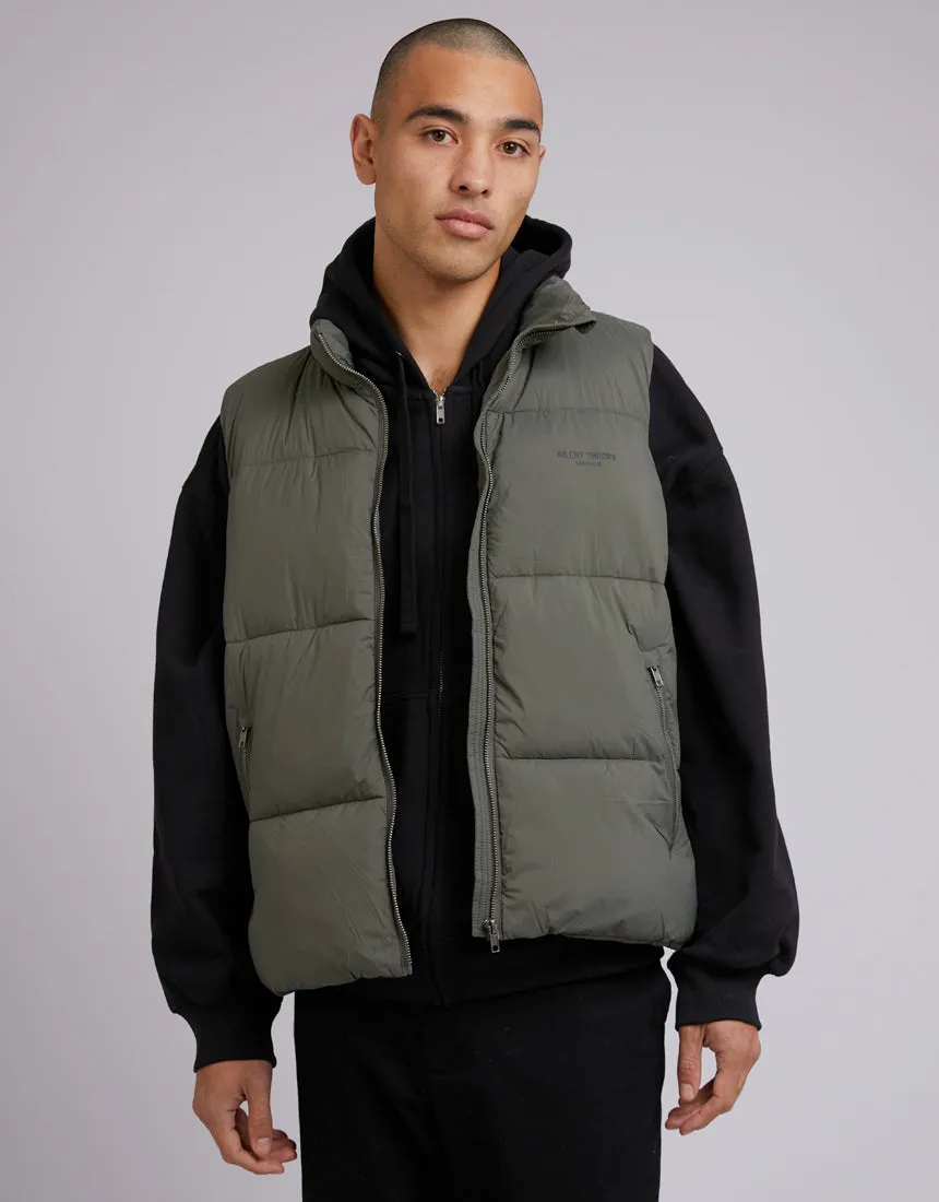 Fade Puffer Khaki