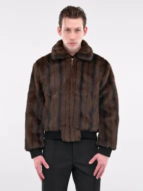 Faux-Mink Harrington Jacket (JA14-CH02-FAUX-MINK)