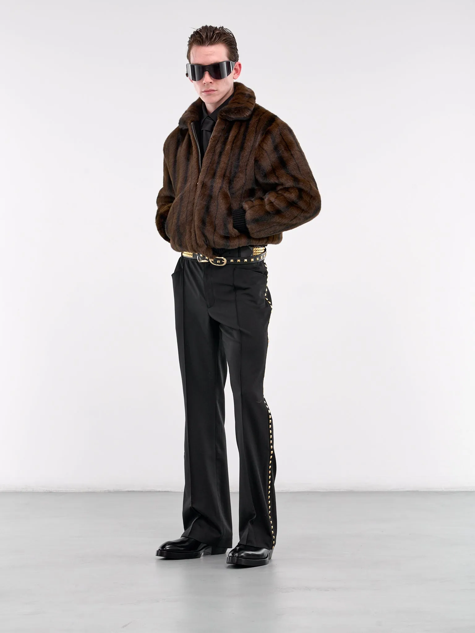 Faux-Mink Harrington Jacket (JA14-CH02-FAUX-MINK)