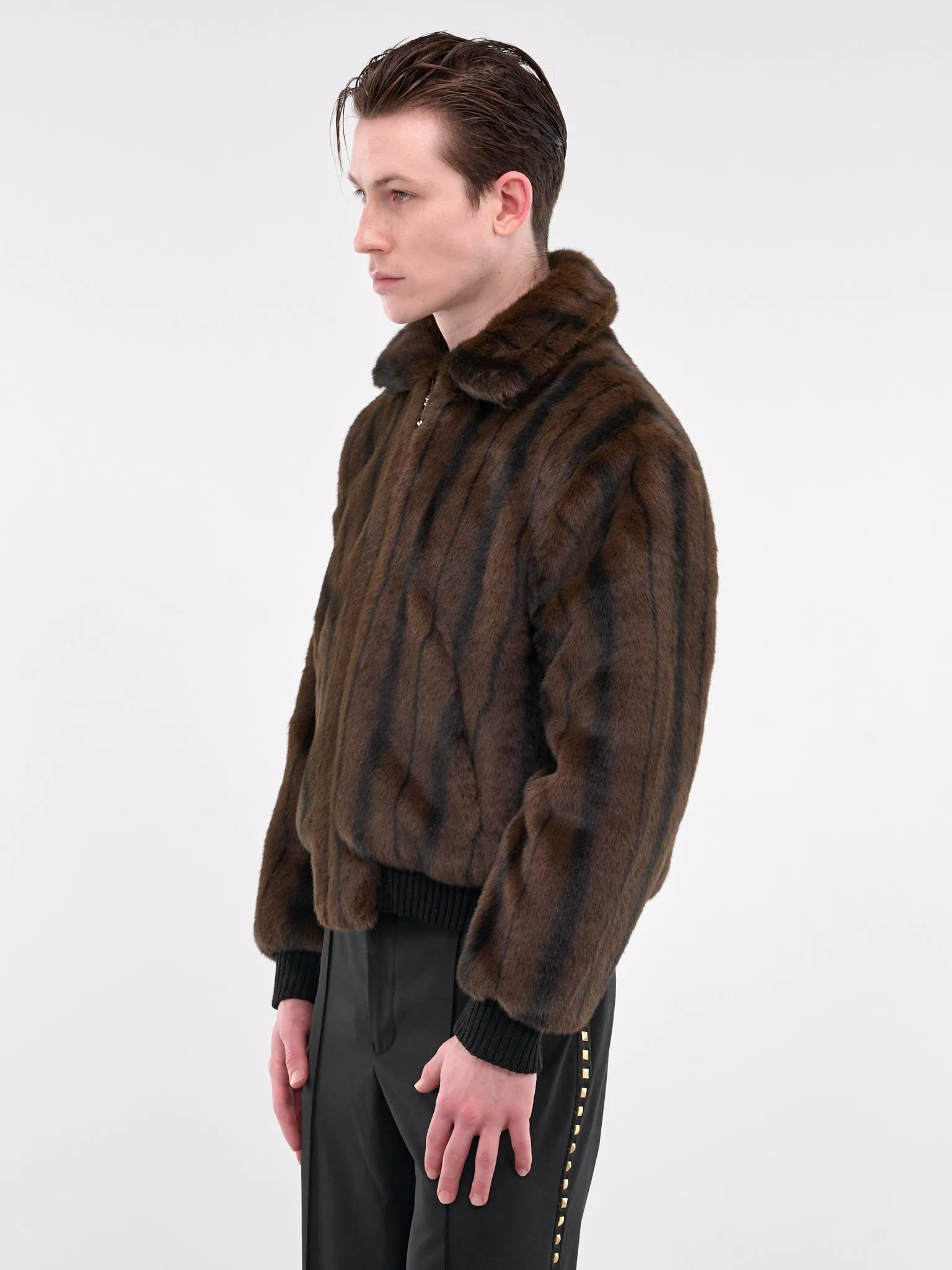 Faux-Mink Harrington Jacket (JA14-CH02-FAUX-MINK)