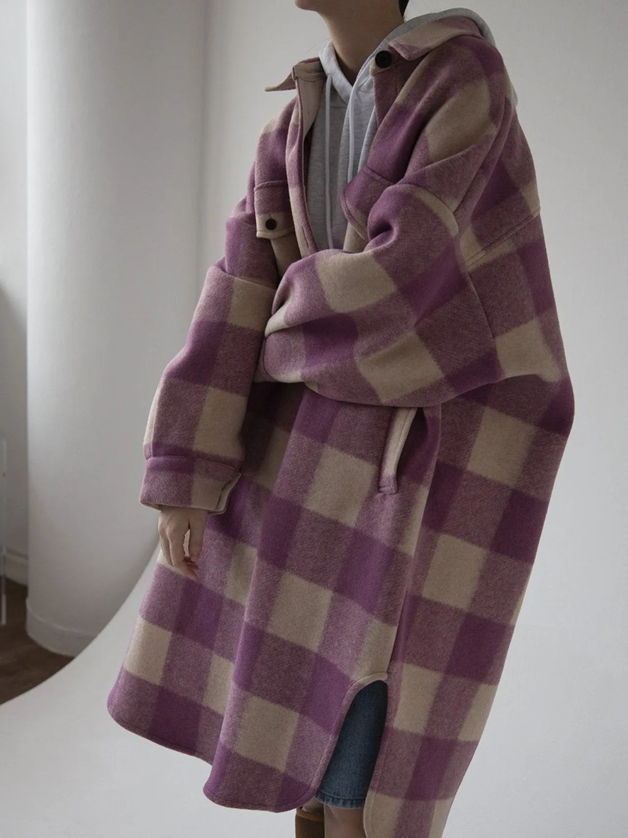 FONTAGE CHECK COAT