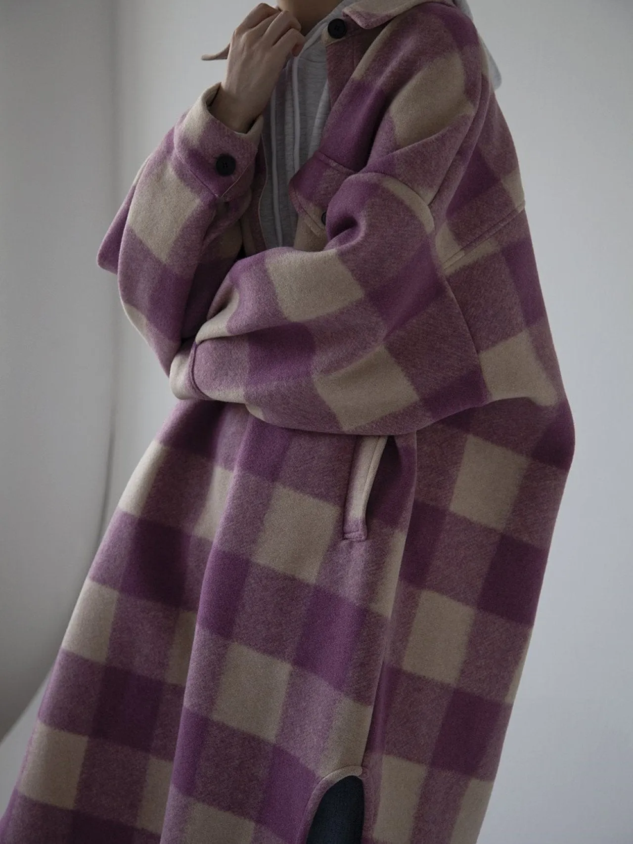 FONTAGE CHECK COAT